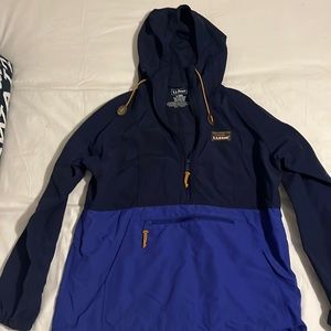LL Bean Women's Mountain Classic Colorblock Anorak
